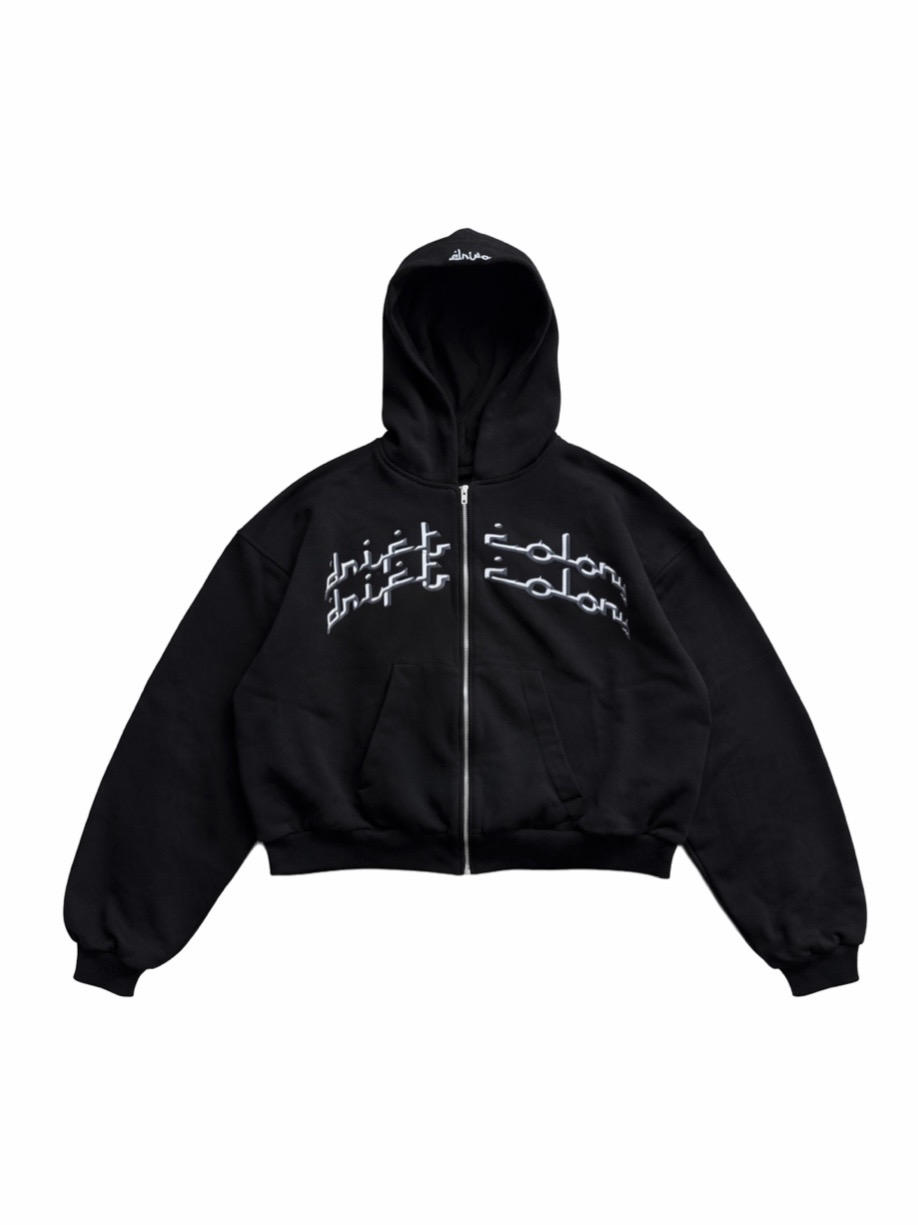 DRICO ZIPP UP HOODIE BLACK - MUSLIM COLLECTION ‘26