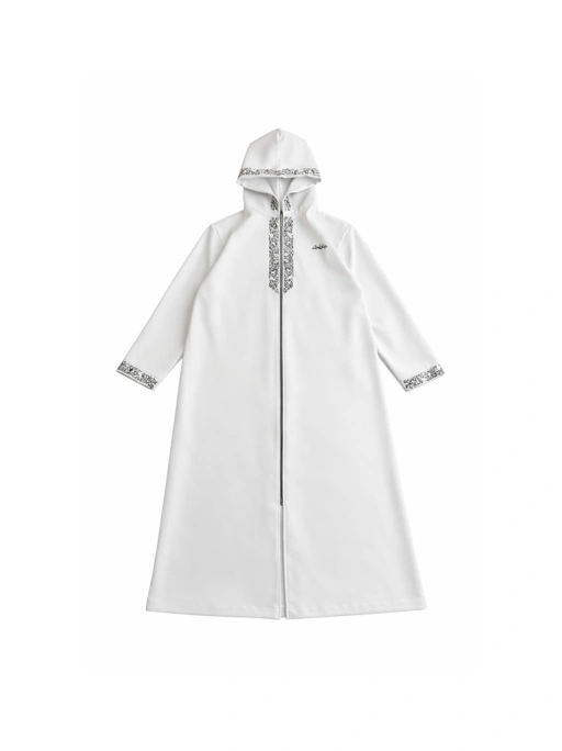 Image of DRICO JUBAH/ROBE WHITE - MUSLIM COLLECTION '26