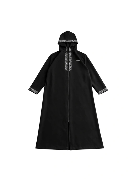 Image of DRICO JUBAH/ROBE BLACK - MUSLIM COLLECTION '26