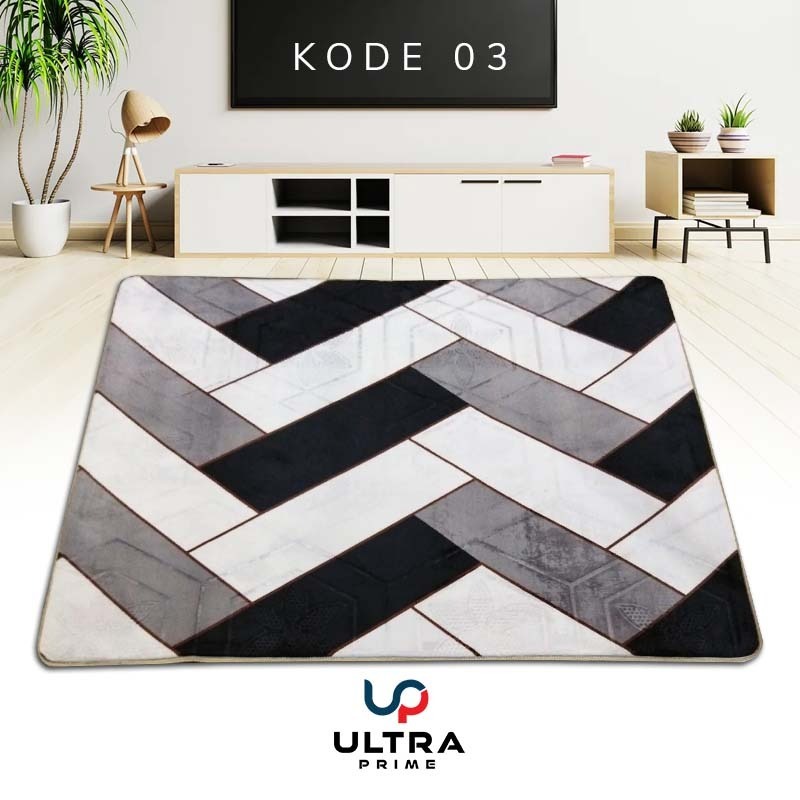 Karpet ULTRA Busa 140X190 Anti Slip Lembut, Tebal, Premium & estetik! Full collections