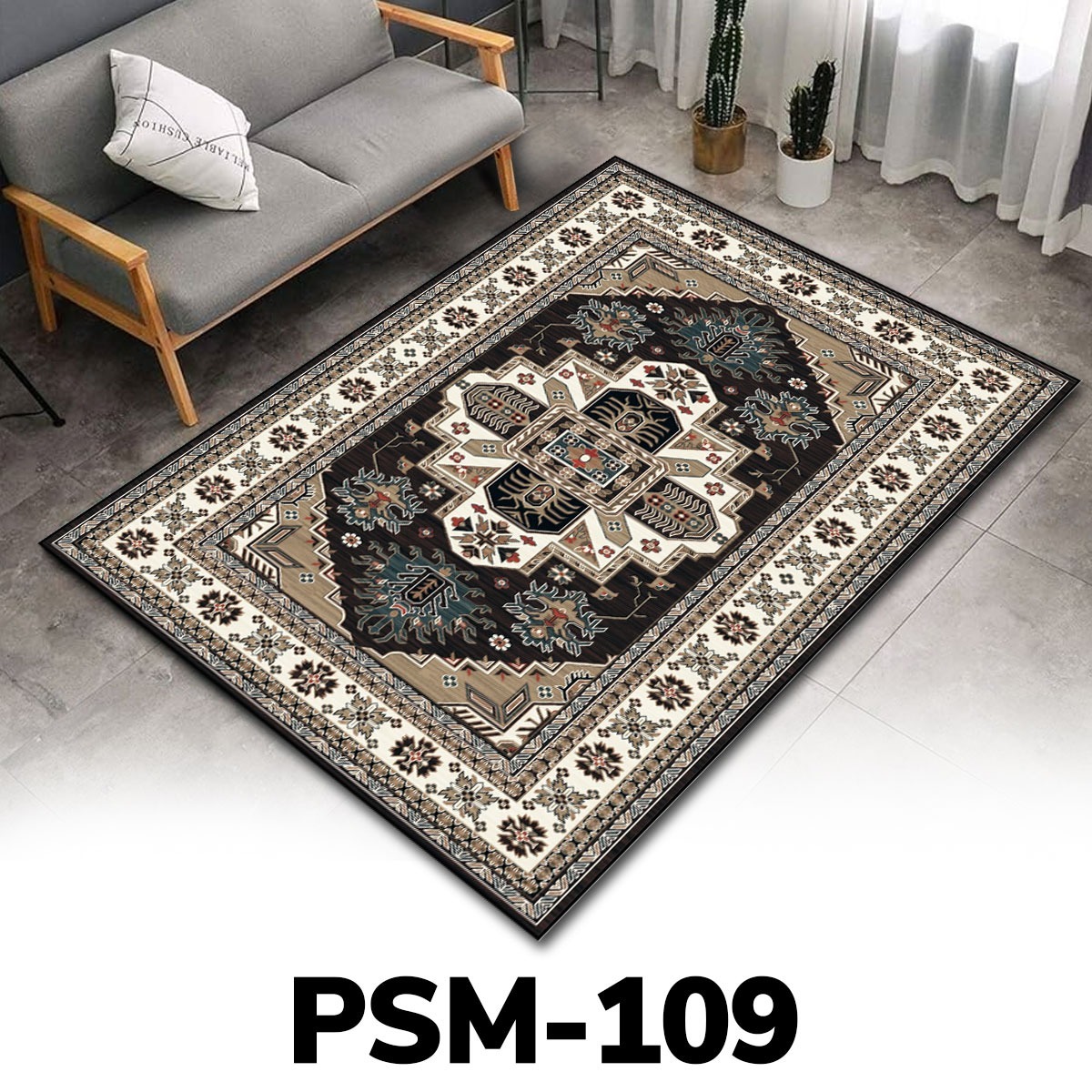 Karpet Pavo Monochrome & PP series 120x160 - Silky Polyester Collections