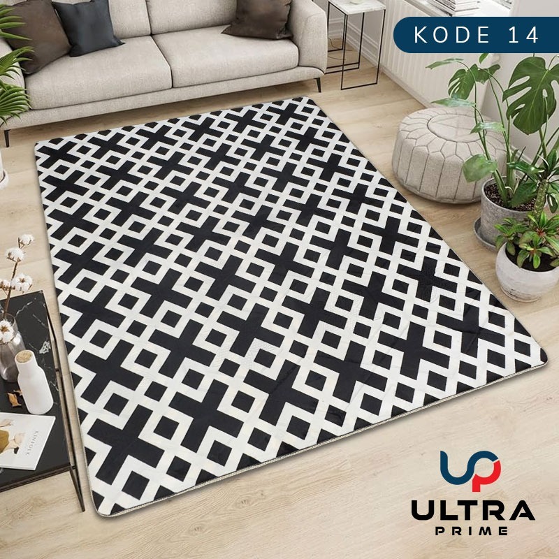 Karpet ULTRA Busa 190X220 Anti Slip Lembut, Tebal, Premium & estetik! Full collections