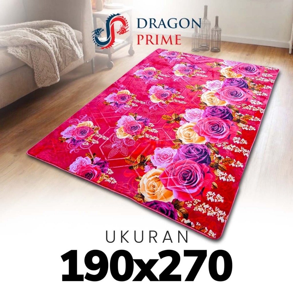 [Quini.id] Karpet 190X270 Dragon Prime - Karpet Busa Malaysia - Full Collections