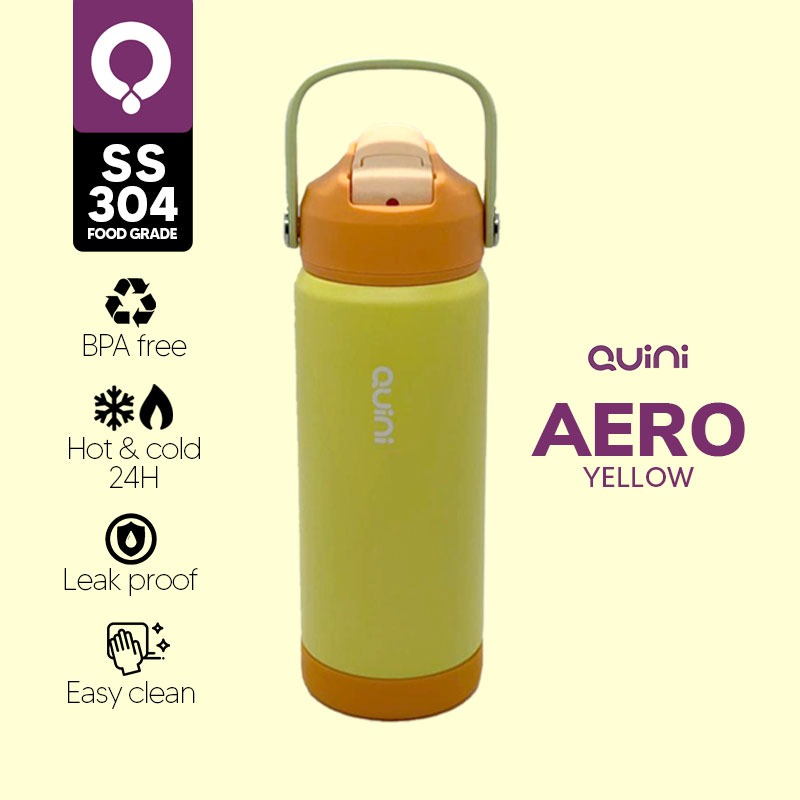 Quini | Tumbler Aero Collection Bottle Mega 1000Ml - Yellow