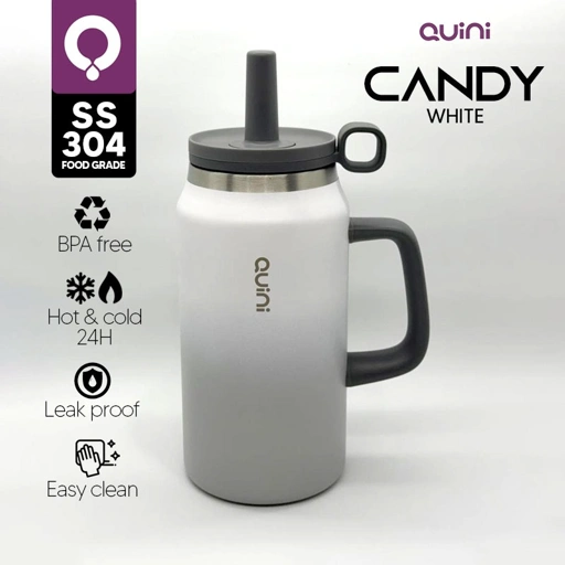 Quini | Tumbler Candy Bottle Jumbo 1.5Liter - White