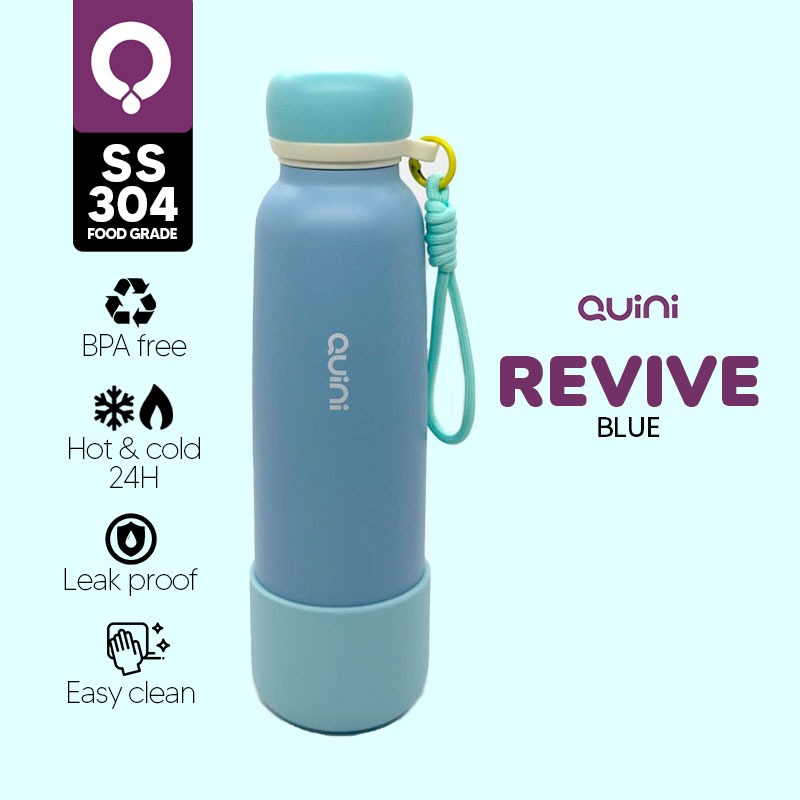 Quini | Tumbler Revive Bottle Stainless Steel SUS 304 Medium 700ml - Blue