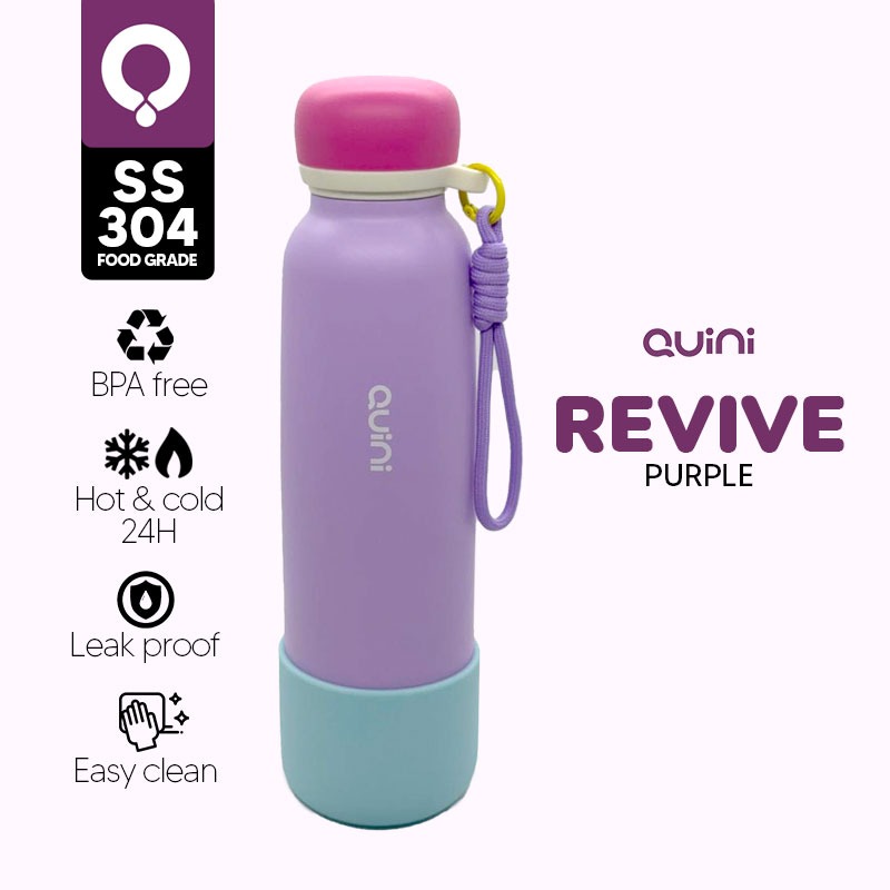 Quini | Tumbler Revive Bottle Stainless Steel SUS 304 Medium 700ml - Purple