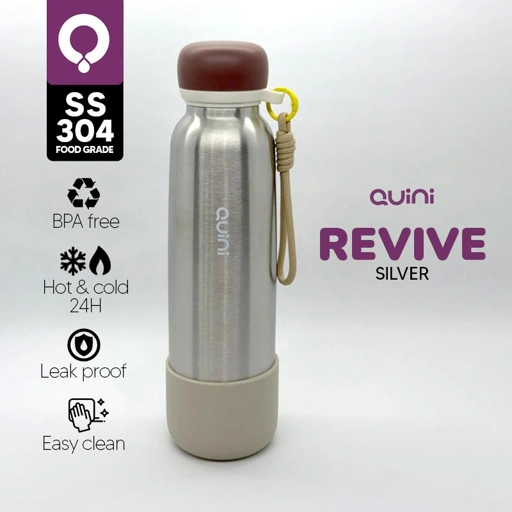 Image of Quini | Tumbler Revive Bottle Stainless Steel SUS 304 Medium 700ml - Silver