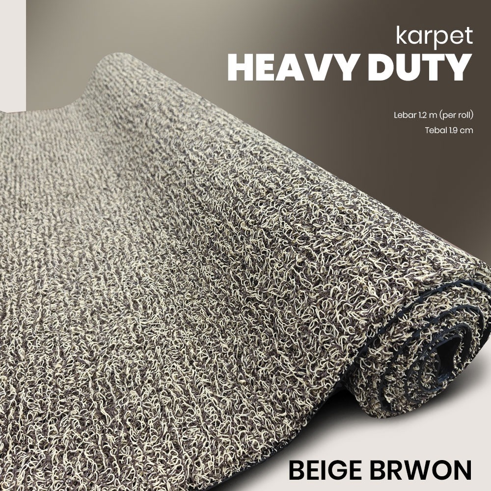Karpet PVC Mie Lebar 1.2m (Heavy Duty dotted) - Semua Warna