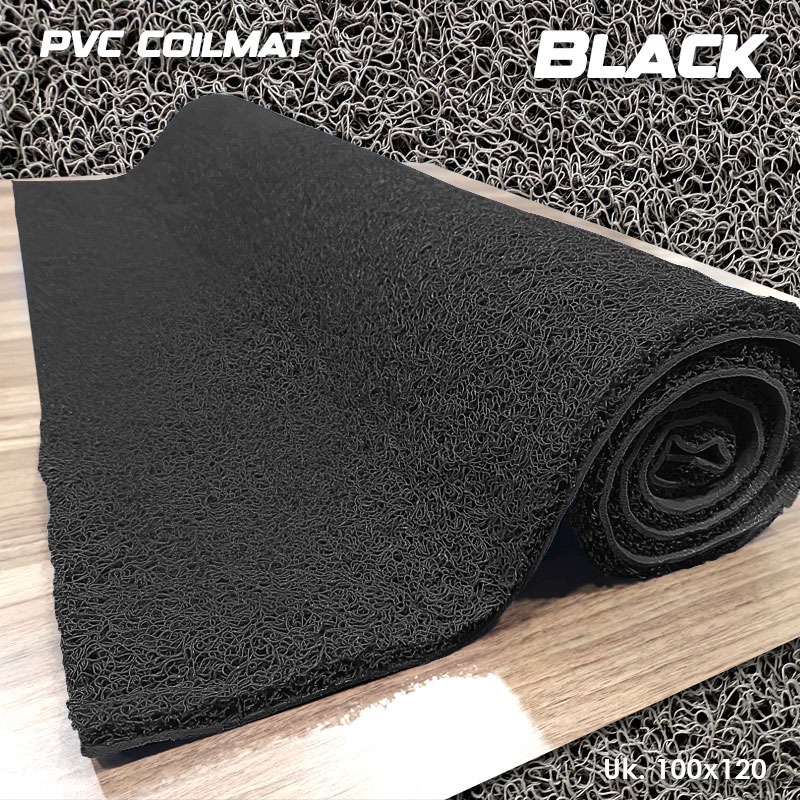 Keset 1.2x1.0m PVC Bihun Mie Lebar - Karpet Karet Antislip Backing & Berkualitas. Full Colors.