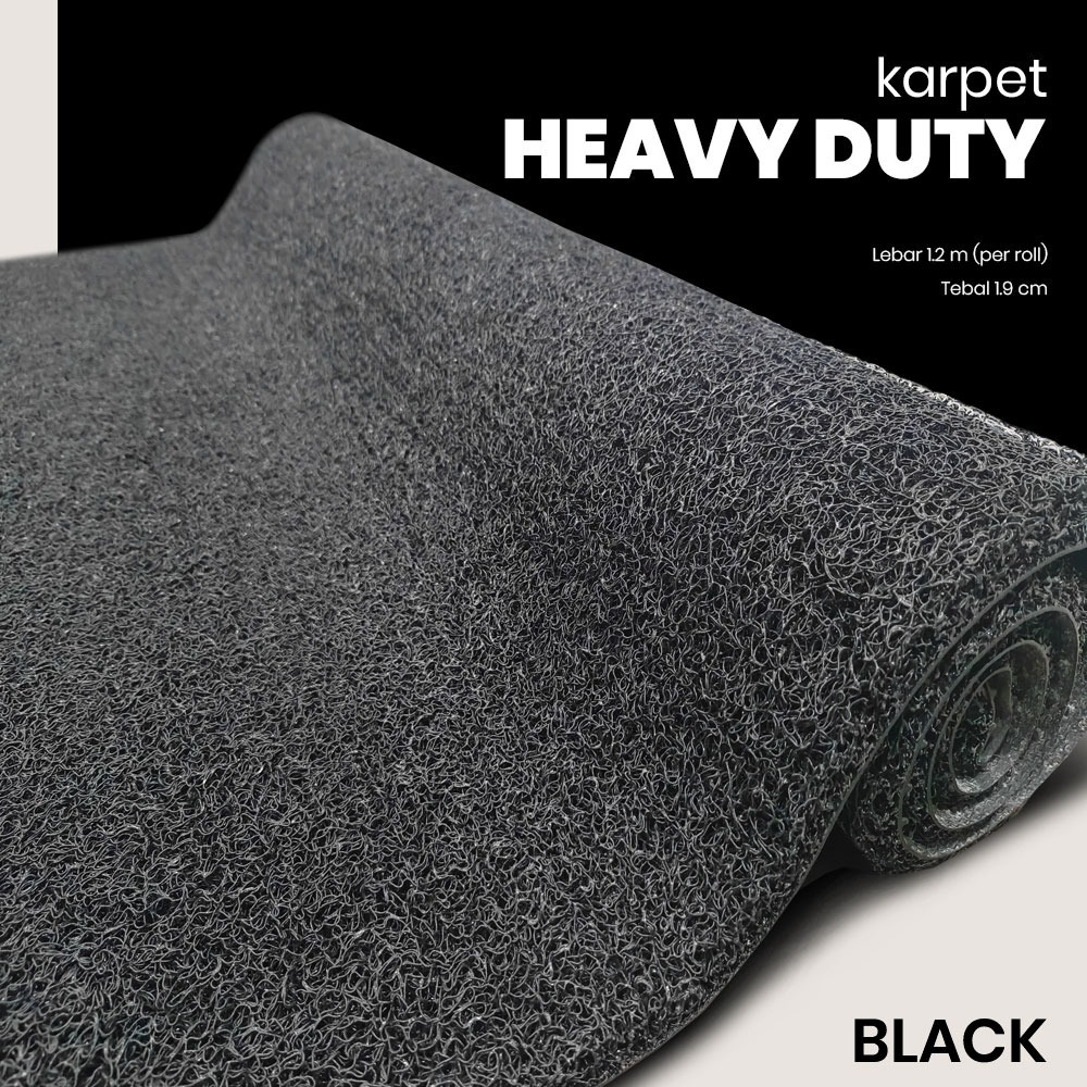 Karpet PVC Mie Lebar 1.2m (Heavy Duty dotted) - Semua Warna