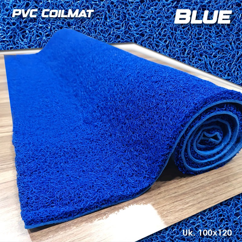 Keset 1.2x1.0m PVC Bihun Mie Lebar - Karpet Karet Antislip Backing & Berkualitas. Full Colors.