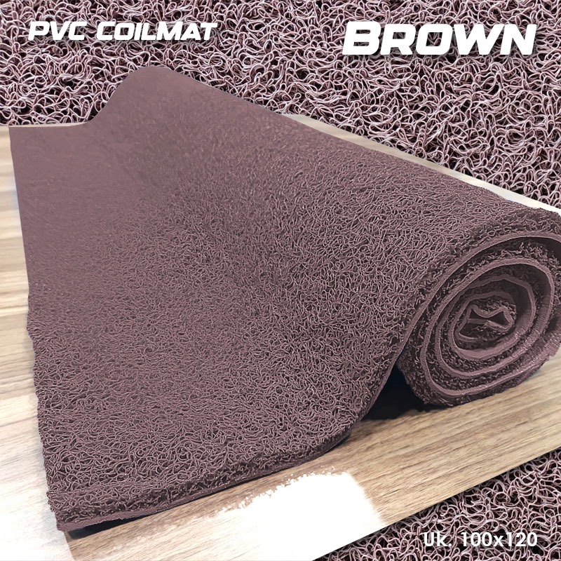 Keset 1.2x1.0m PVC Bihun Mie Lebar - Karpet Karet Antislip Backing & Berkualitas. Full Colors.