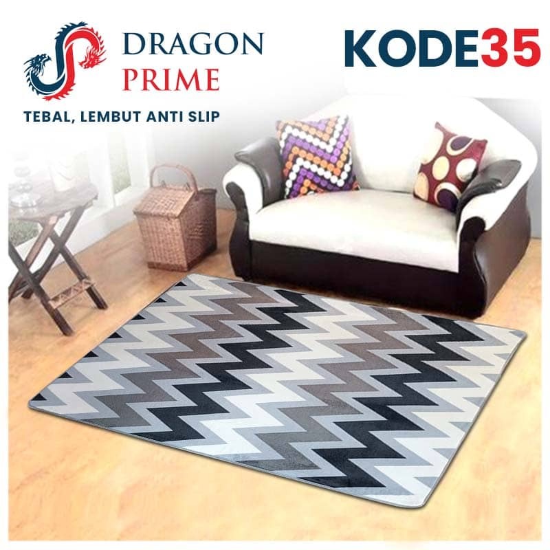 [Quini.id] Karpet 95X140 Dragon Prime - Karpet Busa Malaysia - Full Collections