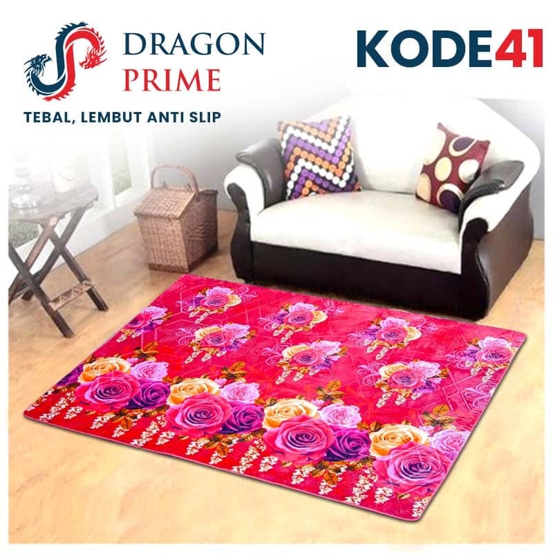[Quini.id] Karpet 95X140 Dragon Prime - Karpet Busa Malaysia - Full Collections