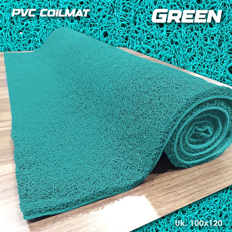 Keset 1.2x1.0m PVC Bihun Mie Lebar - Karpet Karet Antislip Backing & Berkualitas. Full Colors.