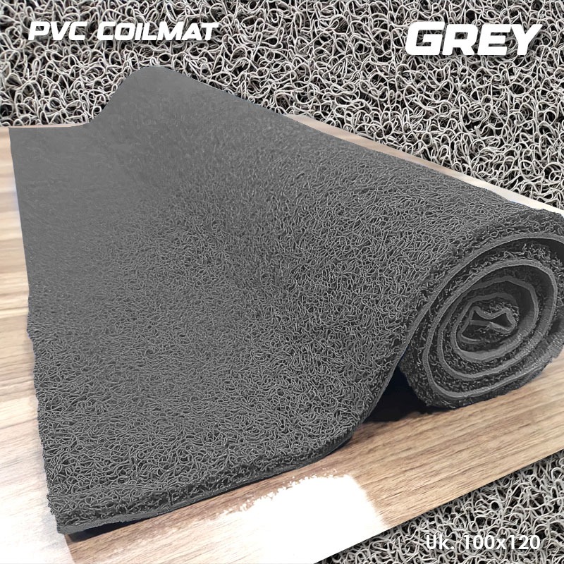 Keset 1.2x1.0m PVC Bihun Mie Lebar - Karpet Karet Antislip Backing & Berkualitas. Full Colors.