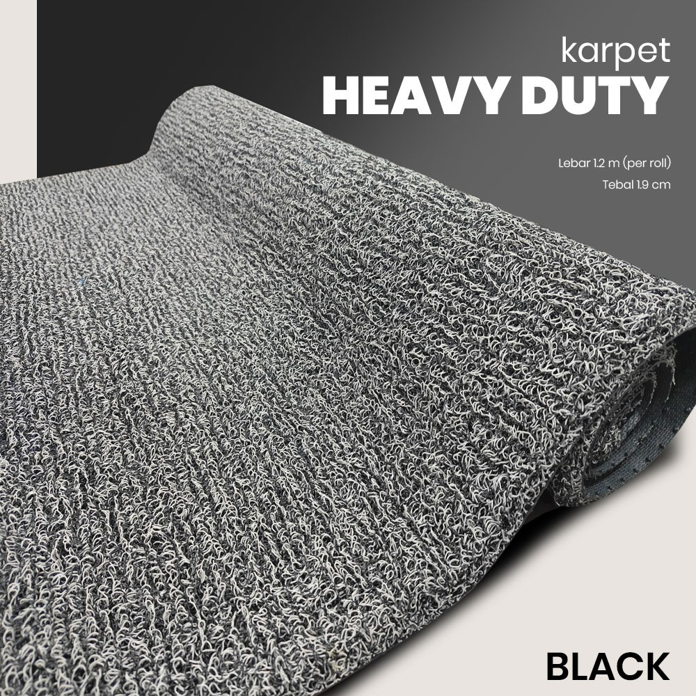 Karpet PVC Mie Lebar 1.2m (Heavy Duty dotted) - Semua Warna