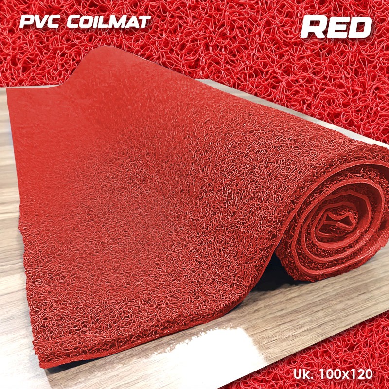 Keset 1.2x1.0m PVC Bihun Mie Lebar - Karpet Karet Antislip Backing & Berkualitas. Full Colors.