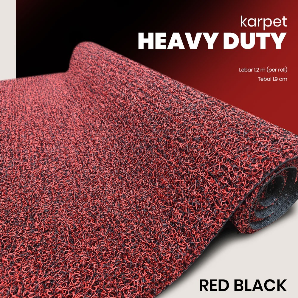 Karpet PVC Mie Lebar 1.2m (Heavy Duty dotted) - Semua Warna