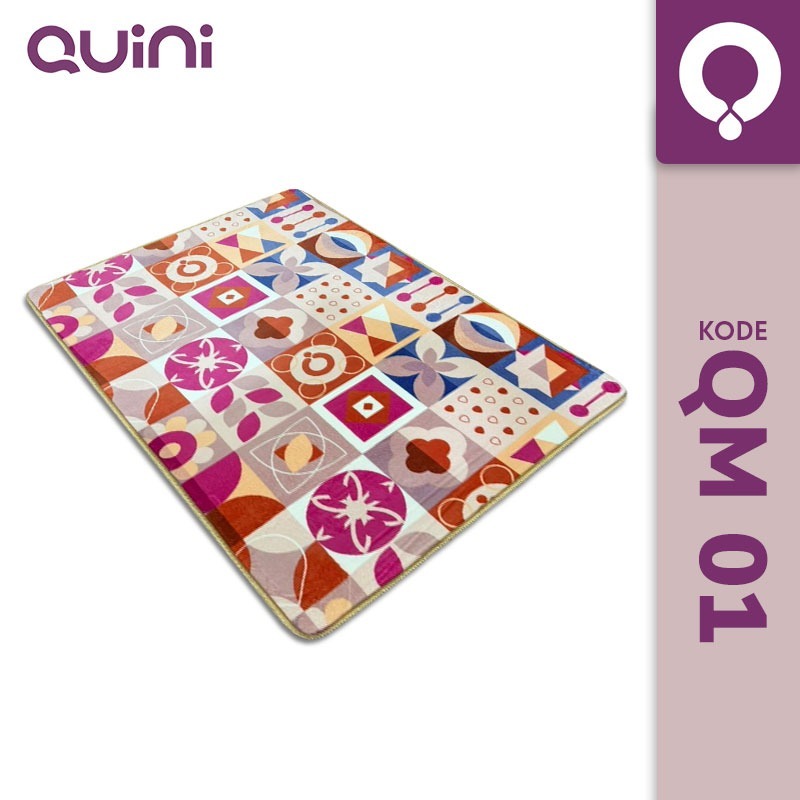 [Quini] Karpet Malaysia 190x270cm | Anti Slip | Minimalis
