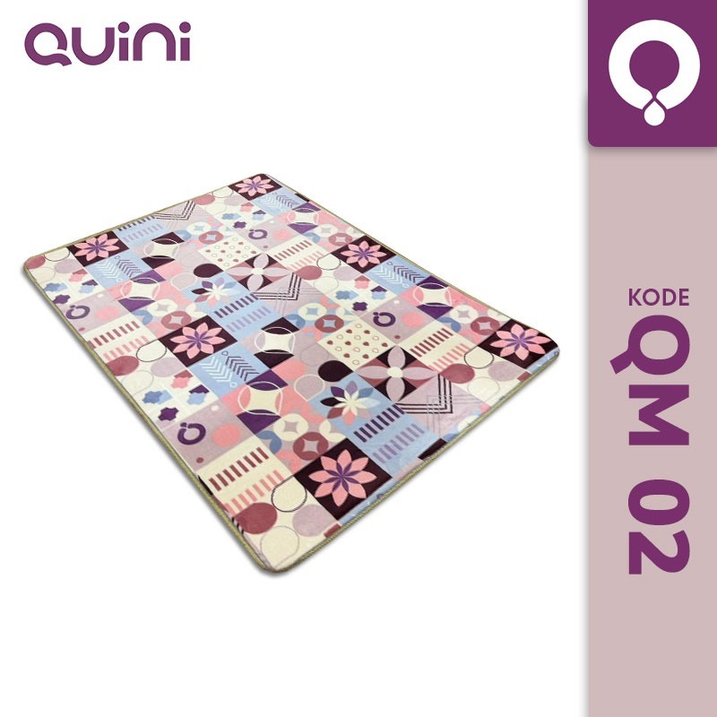 [Quini] Karpet Malaysia 190x270cm | Anti Slip | Minimalis