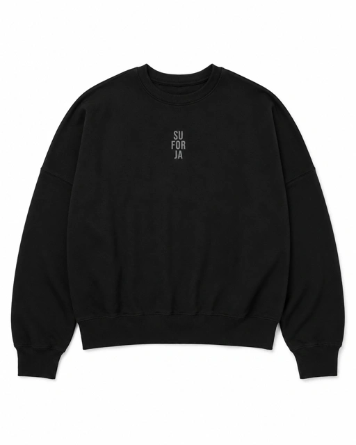 Image of SFJ Crewneck Black