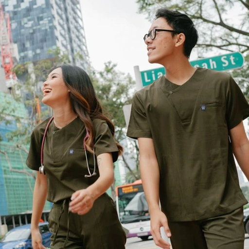Image of Cardinal - Prov Short Sleeve Set (Slim Fit Pants) - Olive