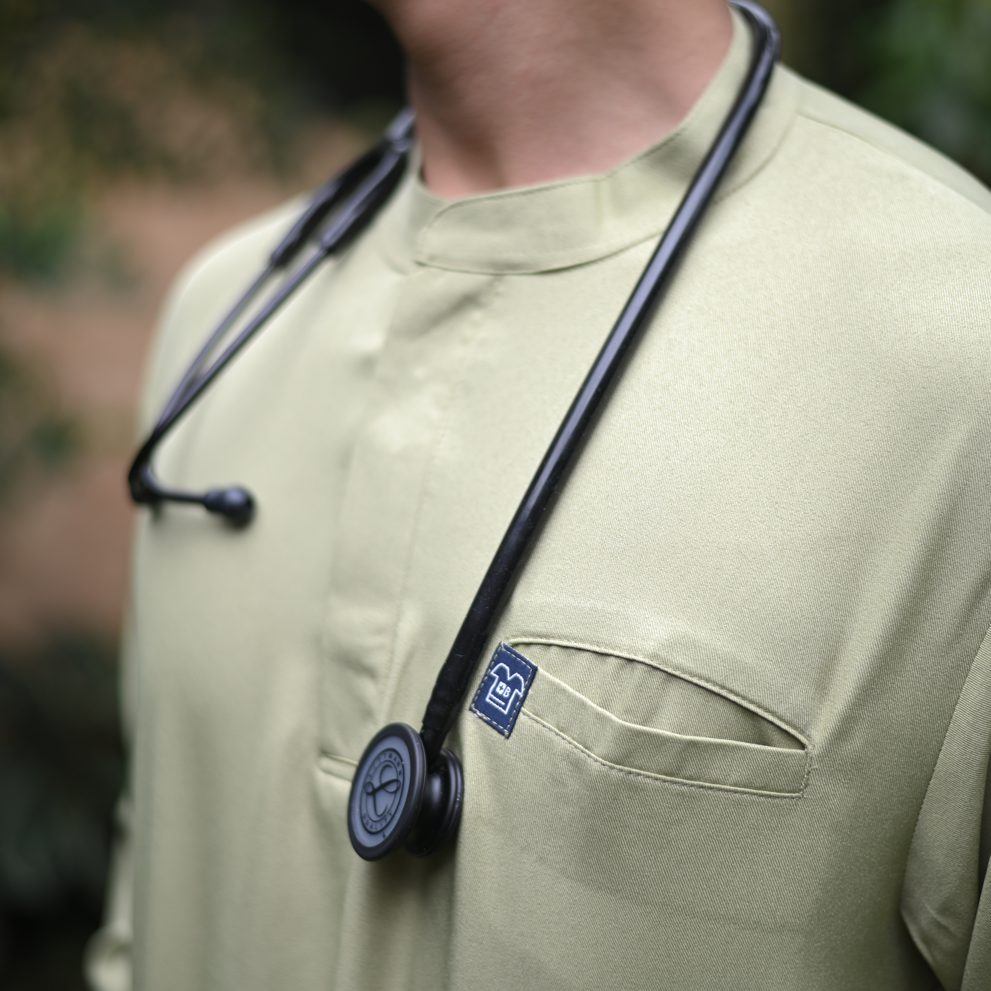 Empirical - Mandarin Long Sleeve TOP - Green Tea