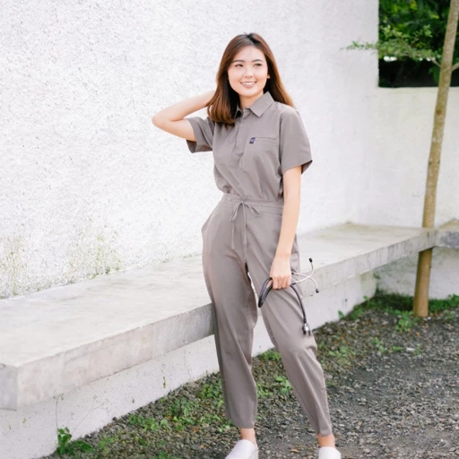 Image of Cardinal - Polo Short Sleeve Set (Regular Pants) - Ash Brown