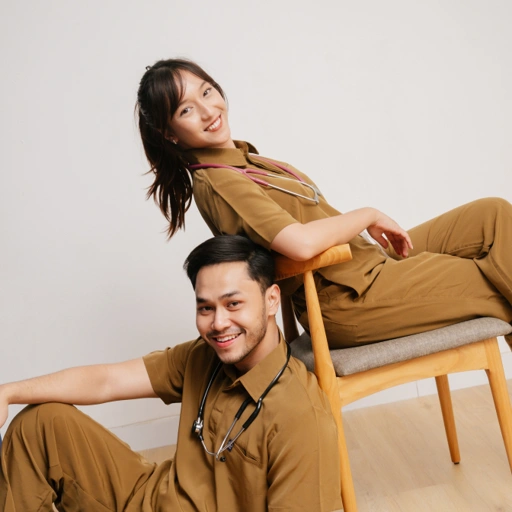 Image of First Line - Polo Short Sleeve Set (Reguler Pants) - Autumn Brown