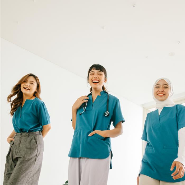 Cardinal - Buttoned 01 Short Sleeve Top - Teal