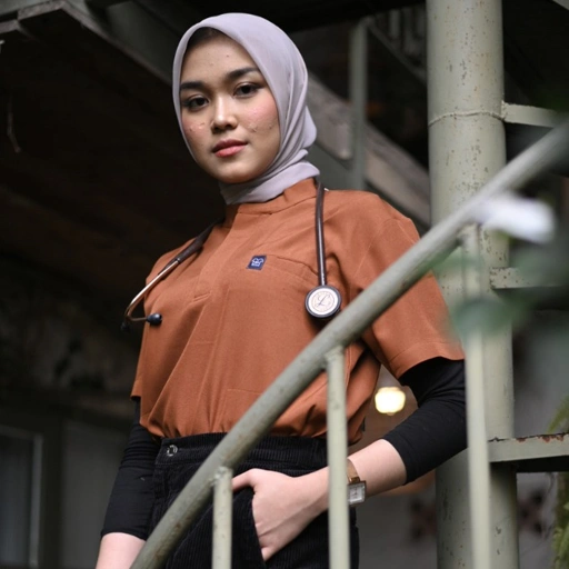 Image of Empirical - Mandarin Short Sleeve TOP - Caramel