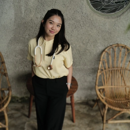 Image of Empirical - Mandarin Short Sleeve TOP - Lemon Chiffon