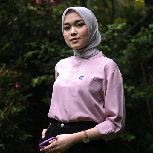 Image of Empirical - Mandarin Long Sleeve Set TOP - Lilac