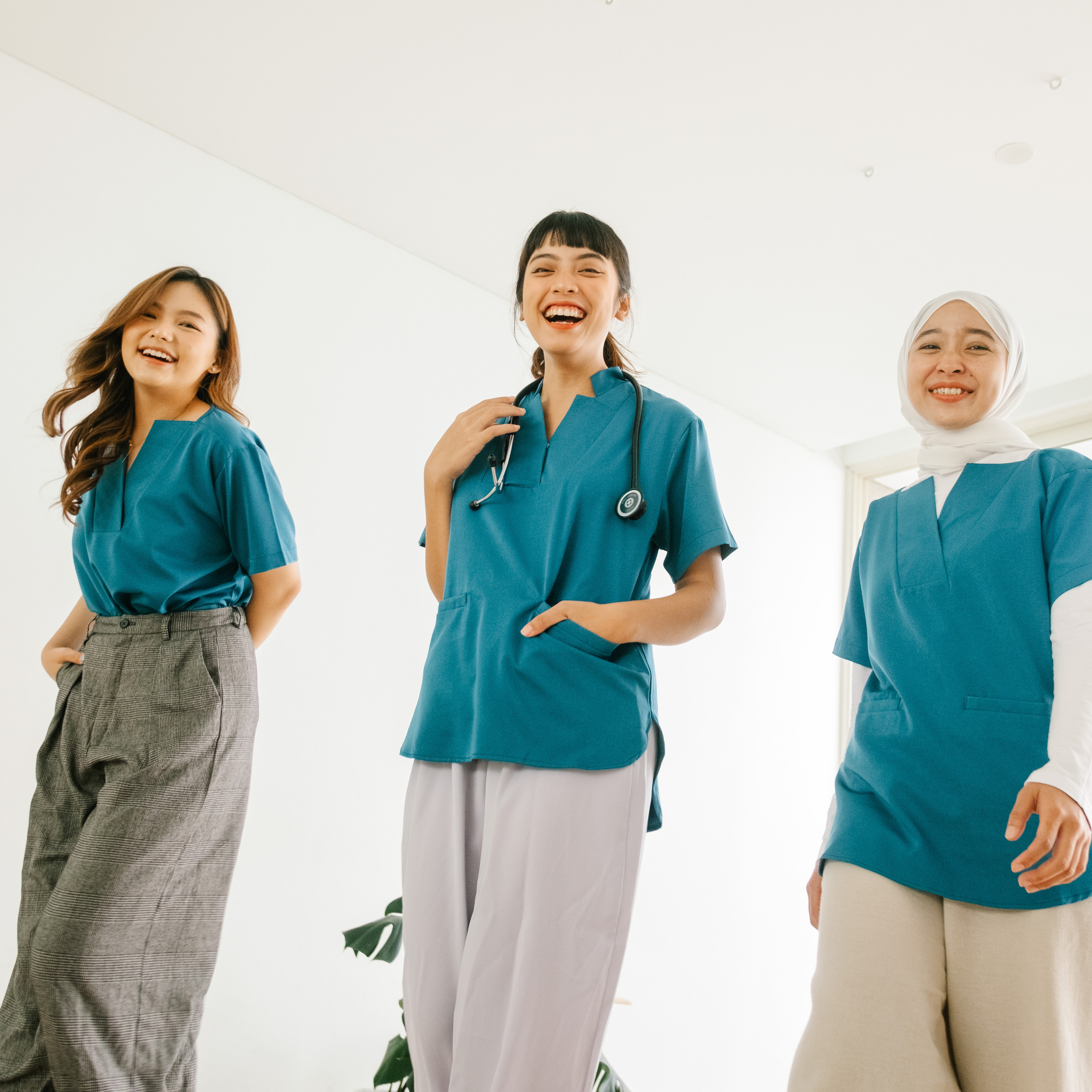 Cardinal - Buttoned 02 Short Sleeve Top - Teal