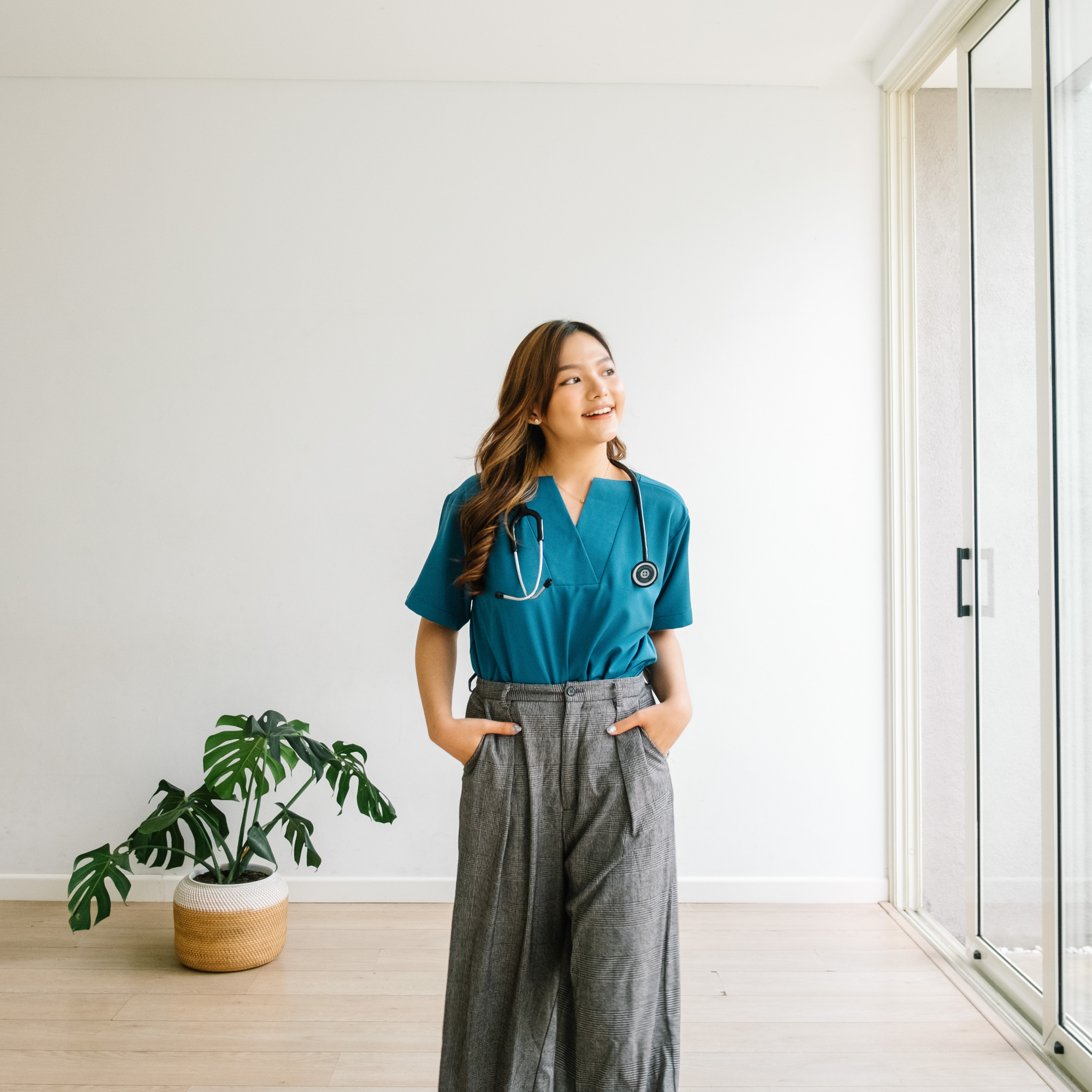 Cardinal - Buttoned 01 Short Sleeve Top - Teal
