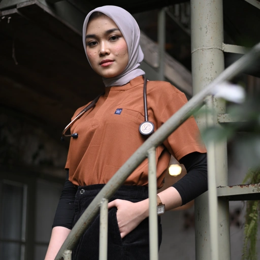 Image of Empirical - Mandarin Short Sleeve TOP - Caramel