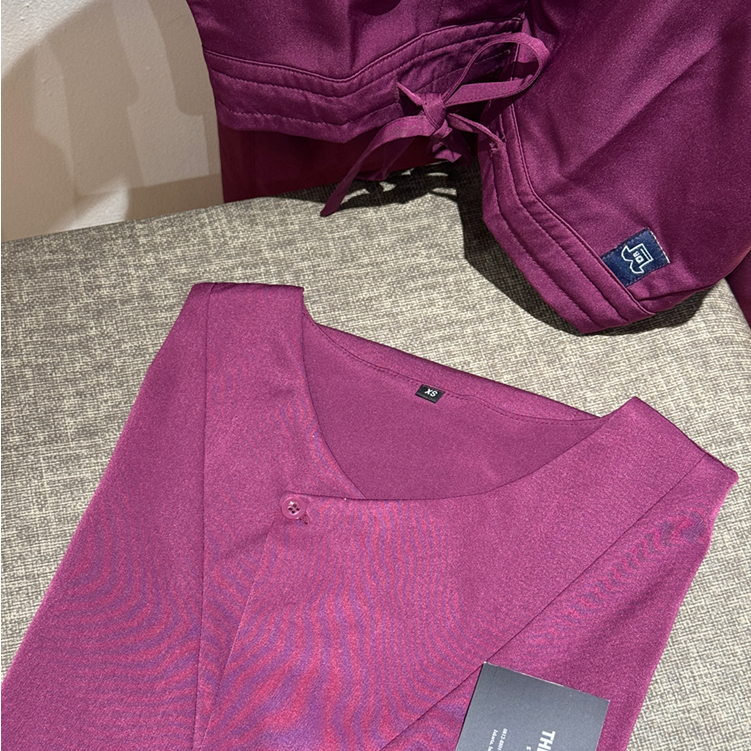 Cardinal - Prov Short Sleeve Set (Slim Fit Pants) - Wine