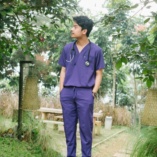 Image of Cardinal - Vneck Short Sleeve Set (Slim Fit Pants) - Violet