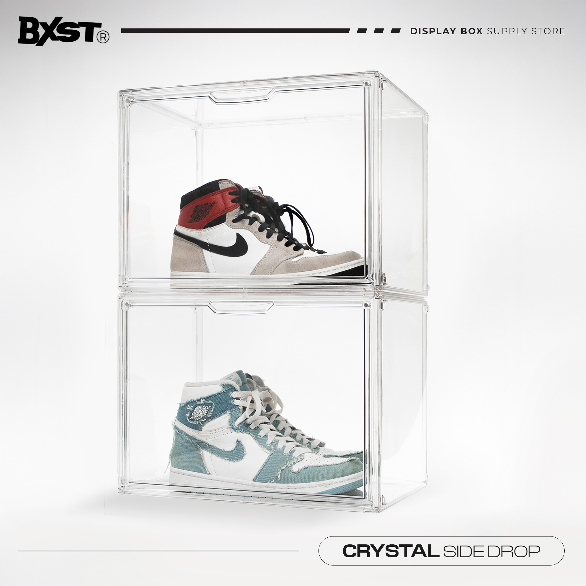 「CRYSTAL」BOOT BOX - CLEAR