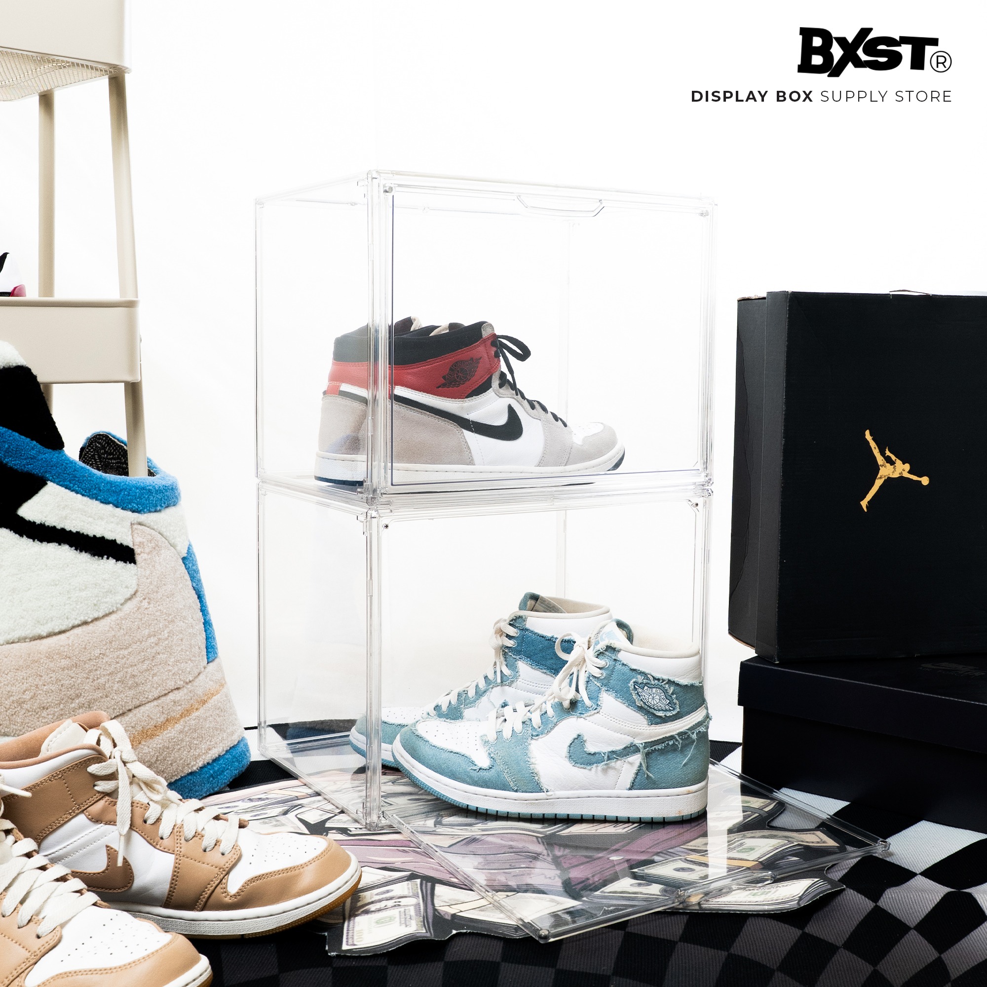 「CRYSTAL」BOOT BOX - CLEAR