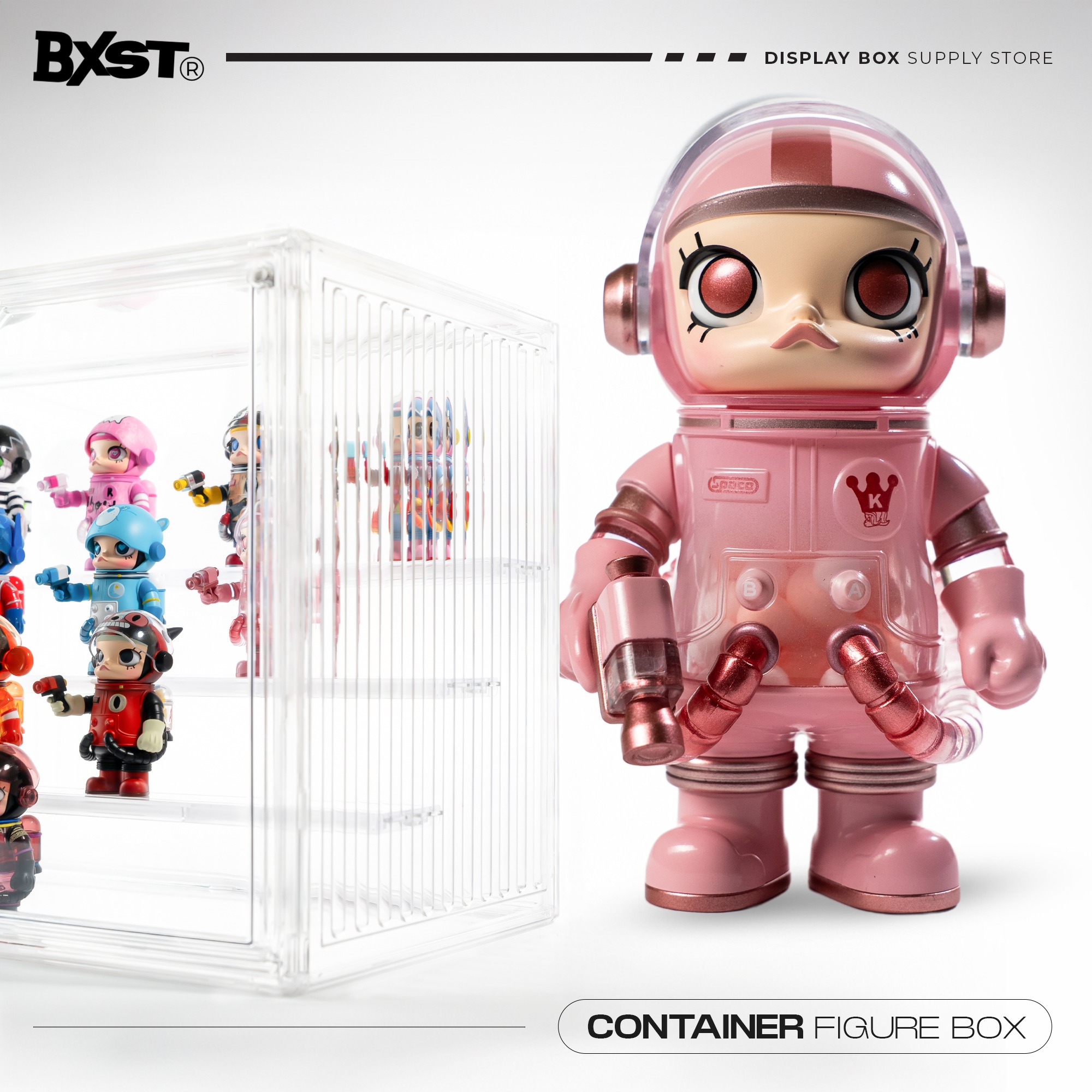 「CONTAINER」FIGURE BOX - CLEAR