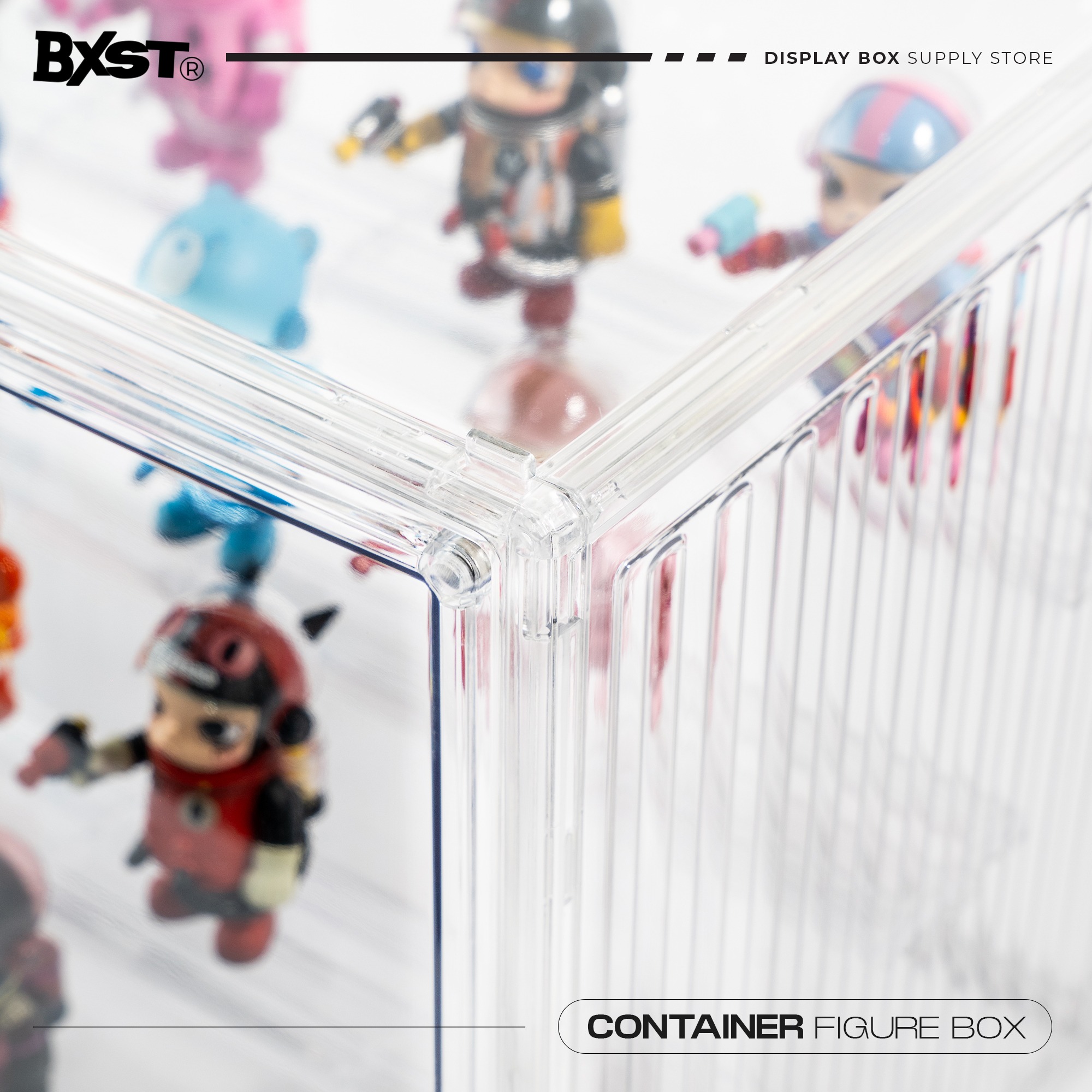 「CONTAINER」FIGURE BOX - CLEAR