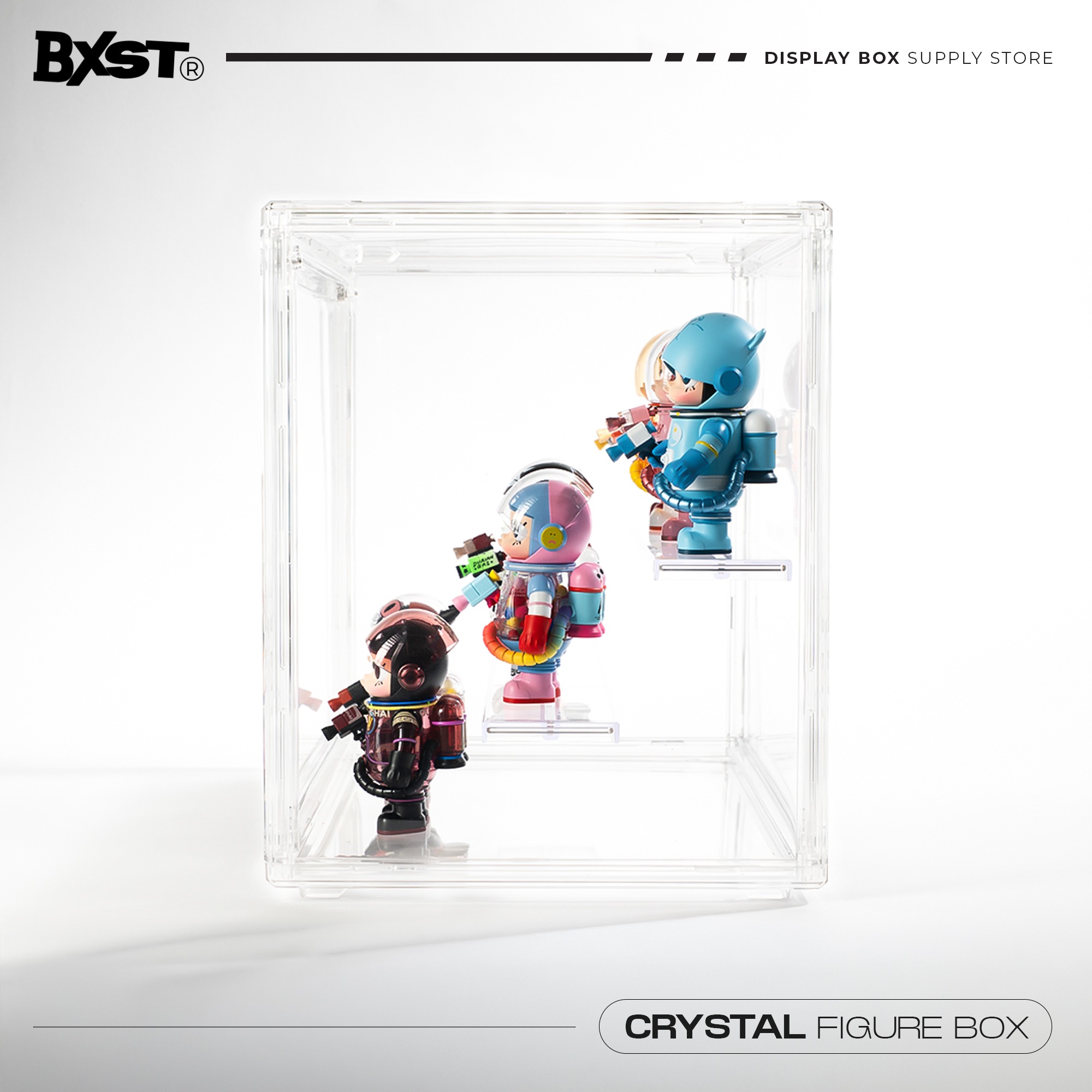 「CRYSTAL」FIGURE BOX - CLEAR