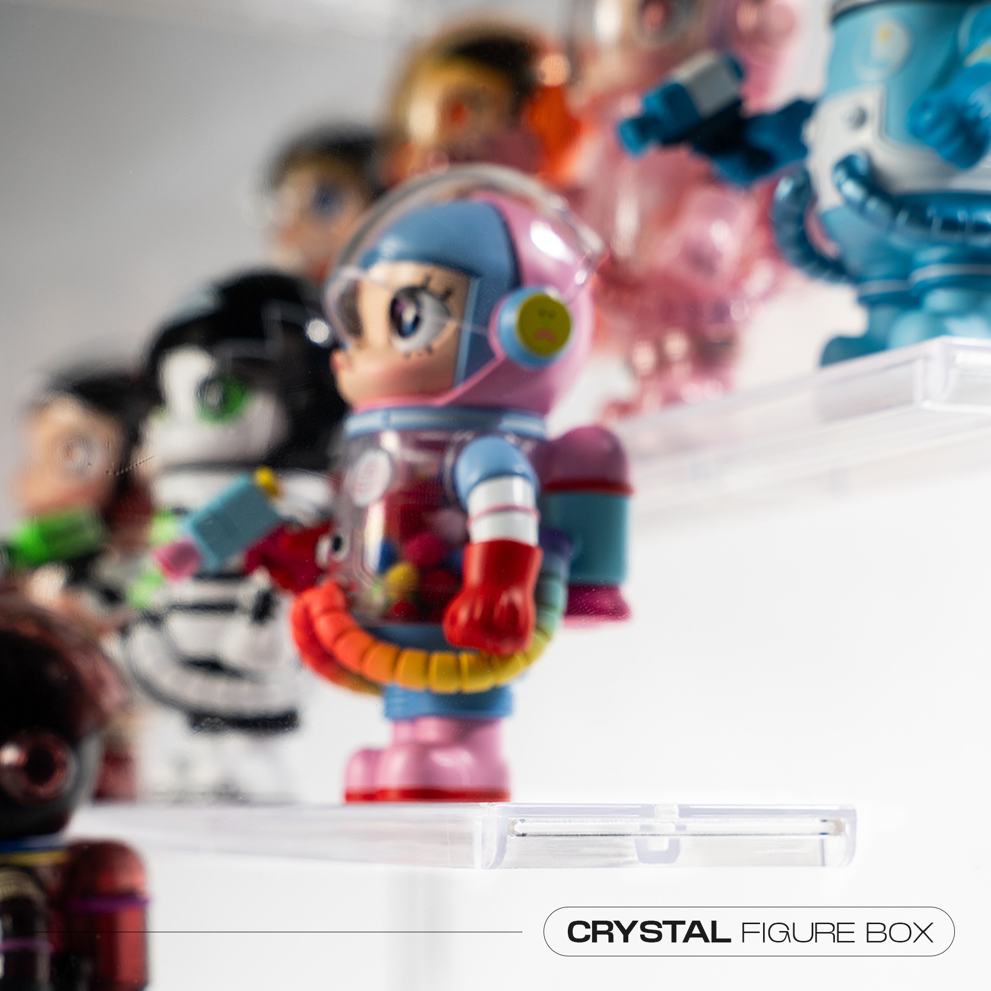 「CRYSTAL」FIGURE BOX - CLEAR