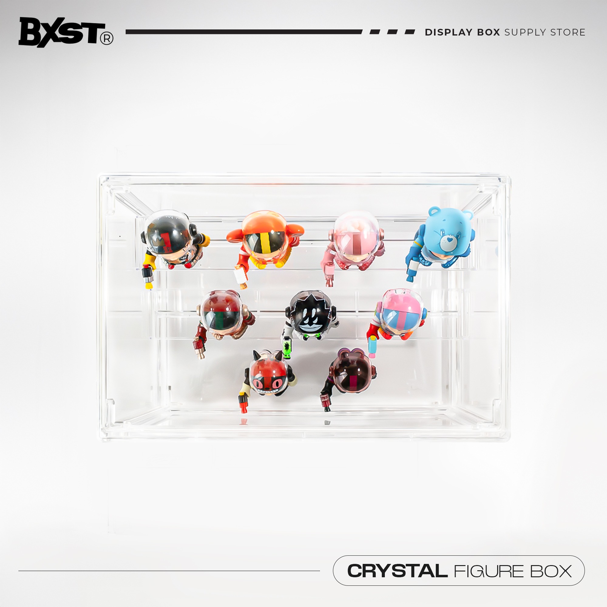 「CRYSTAL」FIGURE BOX - CLEAR