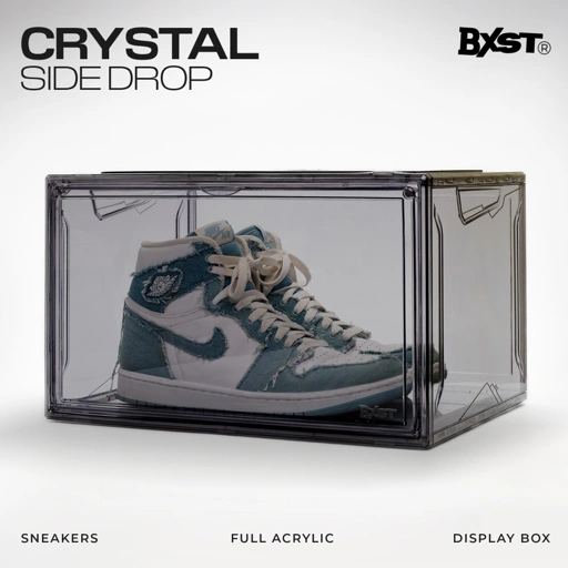 Image of 「CRYSTAL」SHOE BOX SIDE DROP - DARK