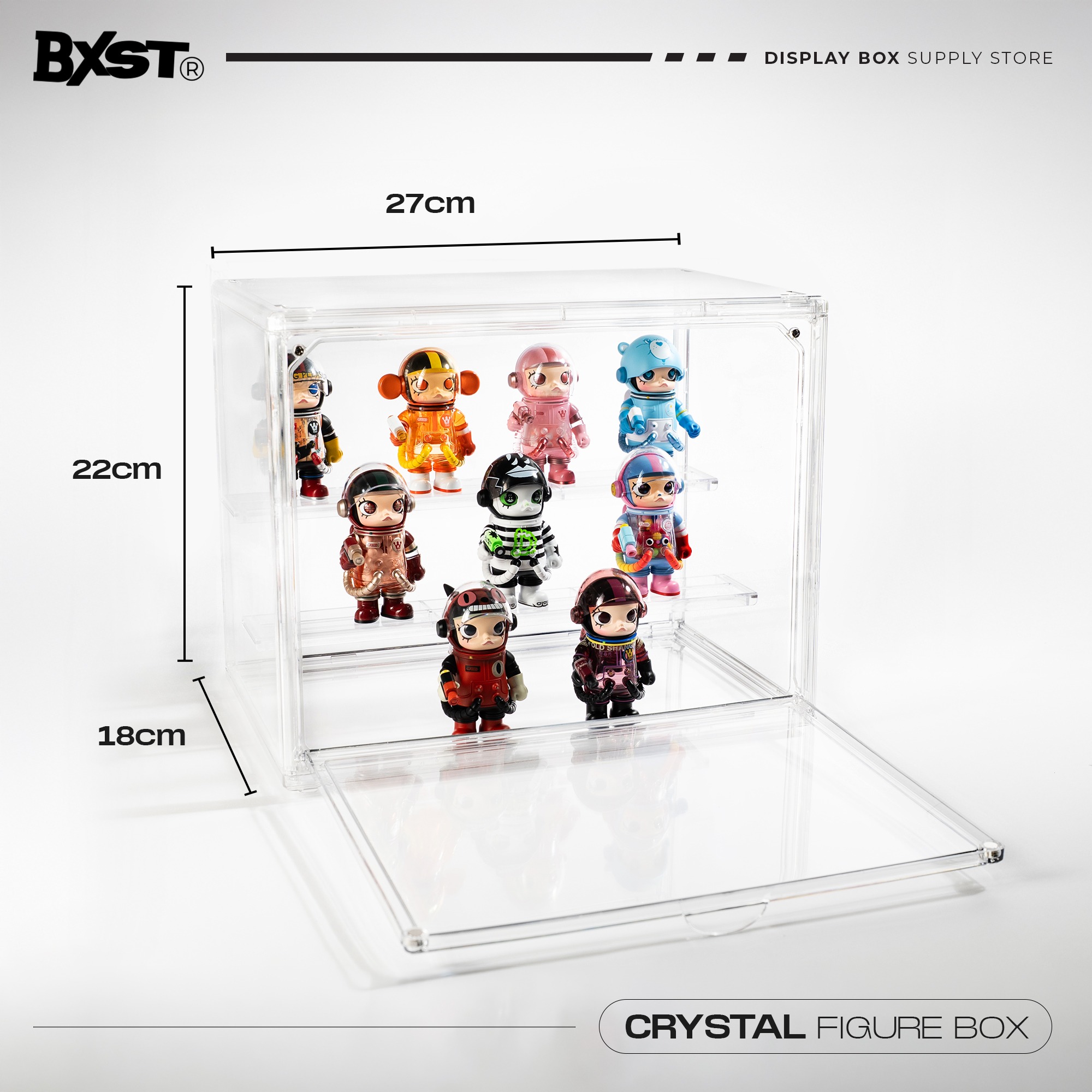 「CRYSTAL」FIGURE BOX - CLEAR