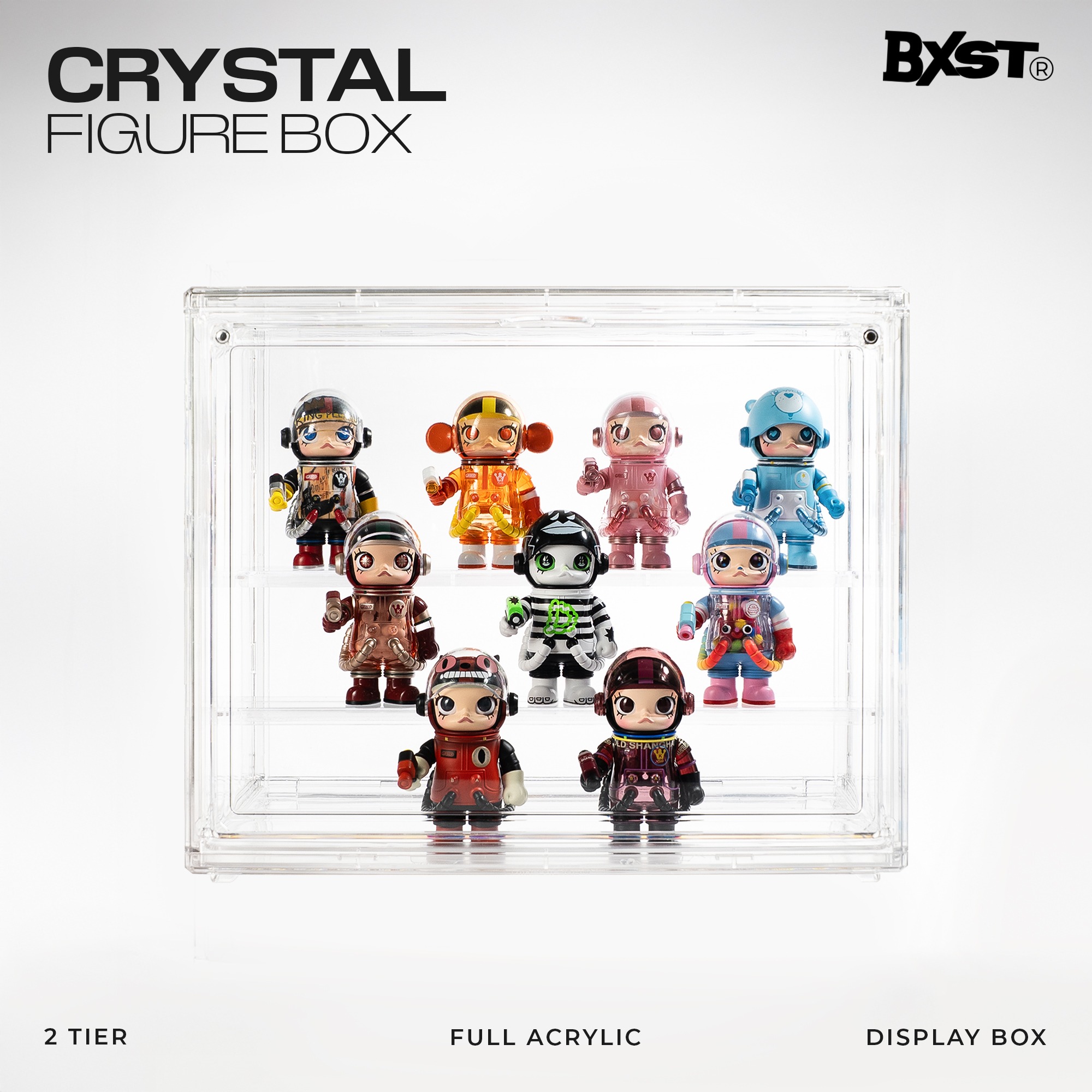 「CRYSTAL」FIGURE BOX - CLEAR